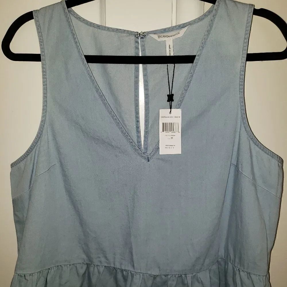 BCBGeneration Sleeveless Ruffle Pullover Top - Picture 6 of 11